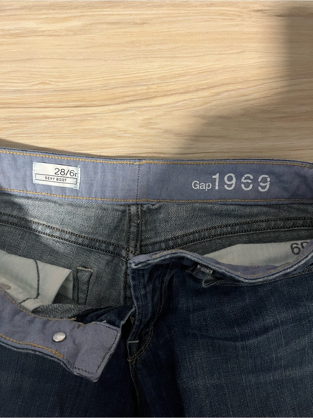 GAP 1969 Women’s Boot Cut Jeans - Dark Blue Wash